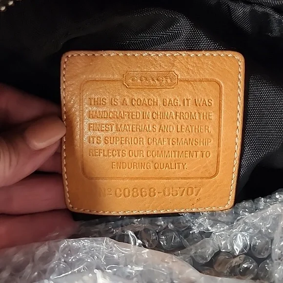 Coach Monogram Black Tote - Picture 2 of 12